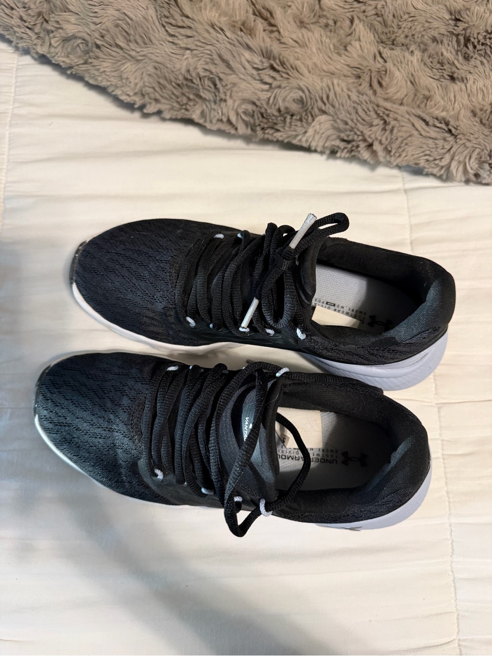 Under Armour Black and White Training Shoes